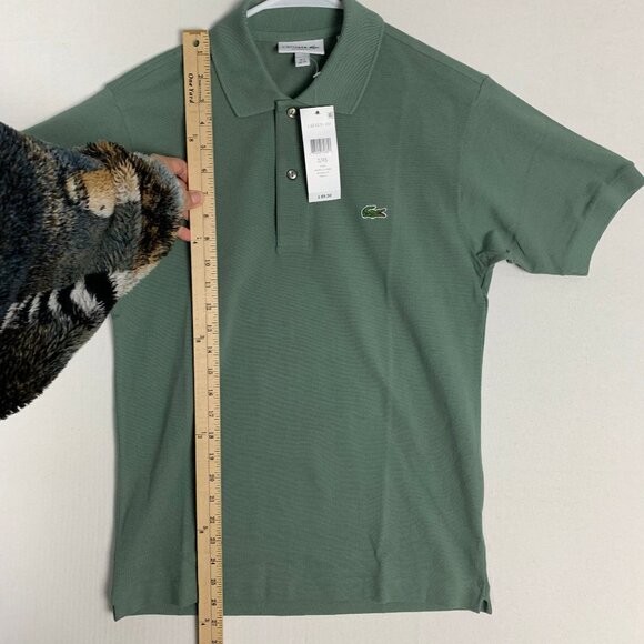 Lacoste Men's Green Polo size 2 XS NWT $89 - Picture 5 of 10